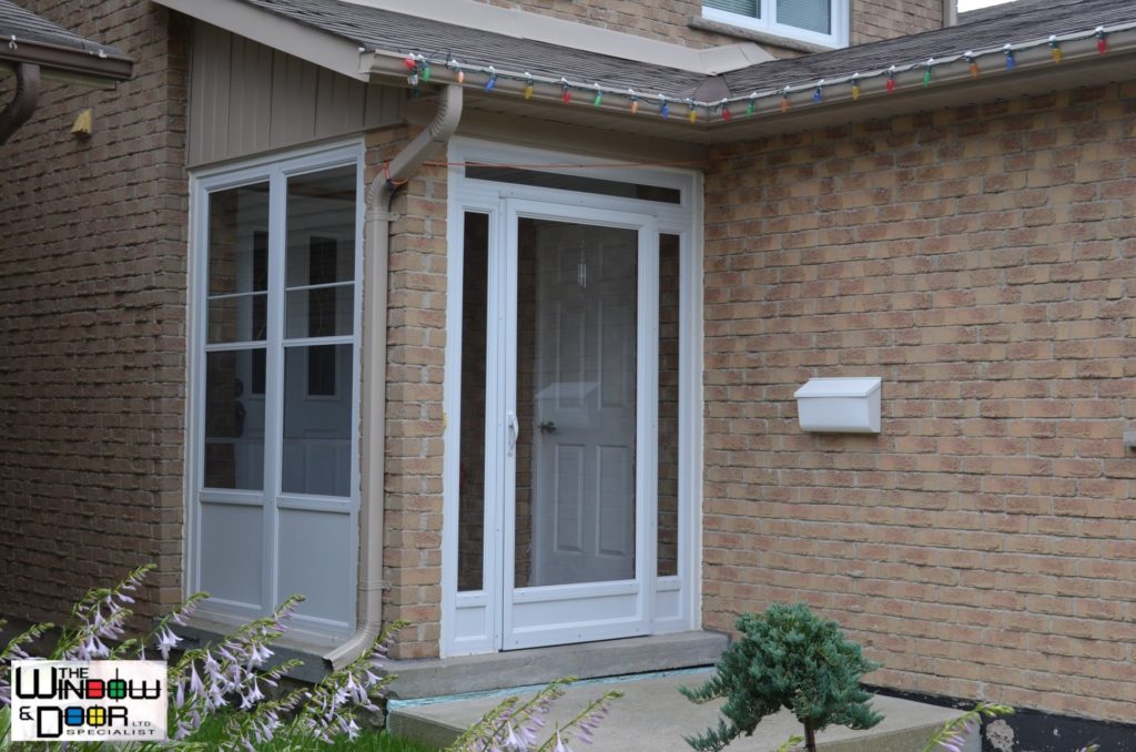 Glass porch enclosure built with a permit on a Woodbridge home
