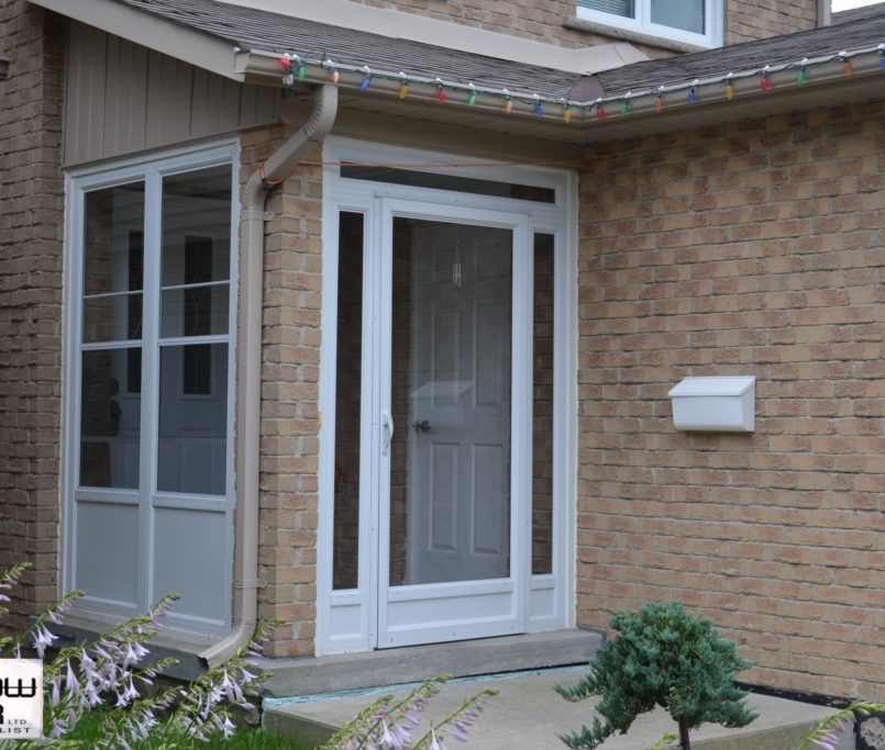 How Much Does a Porch Enclosure Cost in Ontario? (2026 Guide) 4 Custom glass porch enclosure on a Woodbridge home