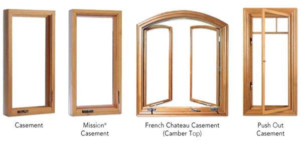 Casement Windows examples