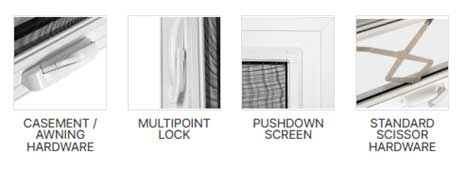 Awning Windows ADVANCED FEATURES