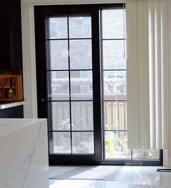SS2 hybrid sliding door in the GTA home